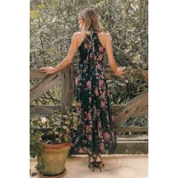 PETAL & PUP Eden Floral Halter Maxi Dress NWT IN STORES $119 SZ M - Picture 8 of 8